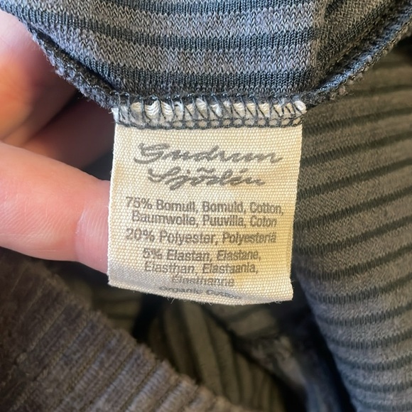 Gudrun Sjödén Corduroy Tunic Dress Pockets Casual Comfy Gray Size‎ S - Picture 4 of 5